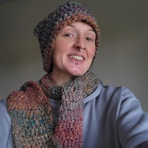 Scarf and hat